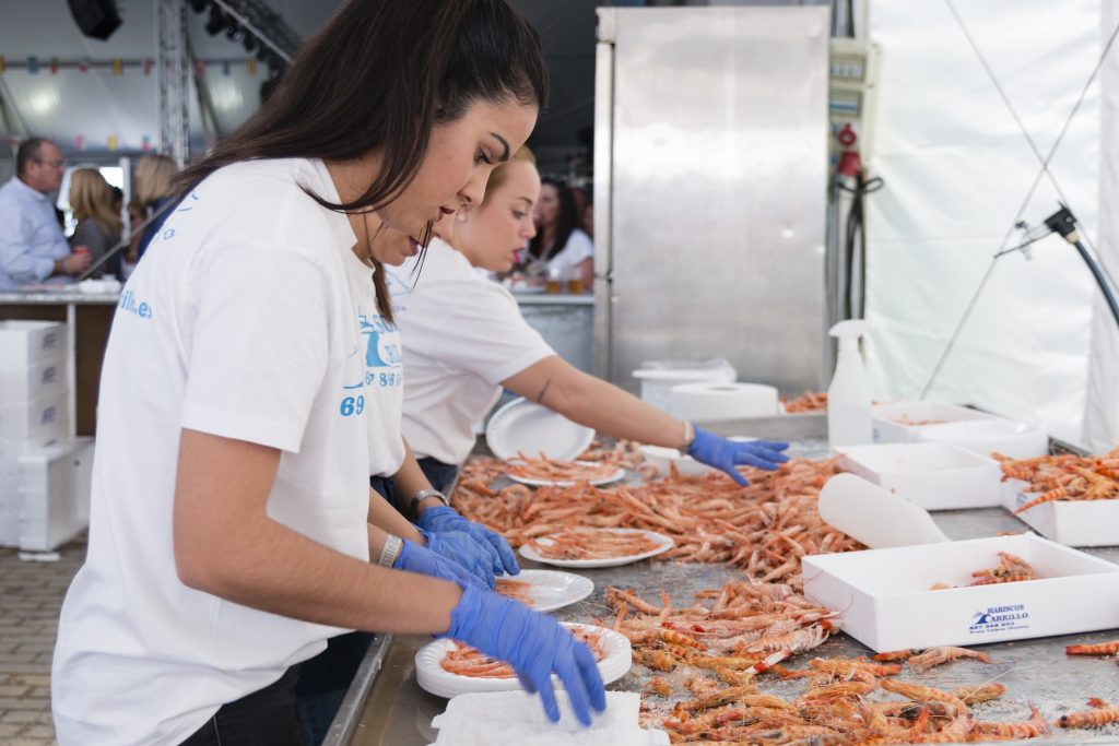 Mariscos de Huelva a domicilio