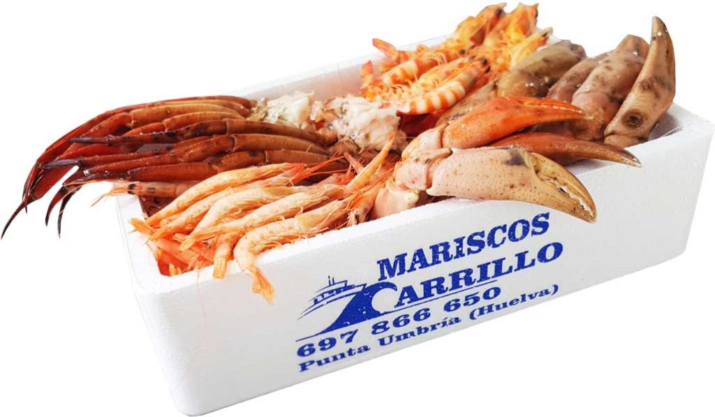 Mariscos de Huelva a domicilio