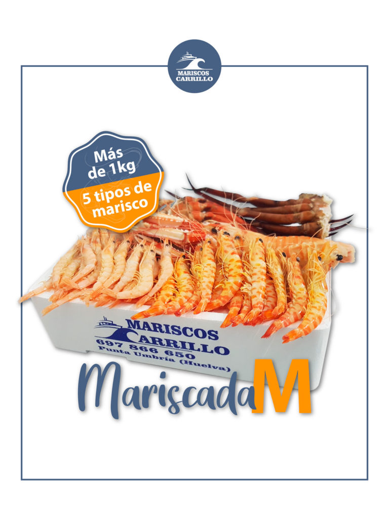 Mariscos de Huelva a domicilio