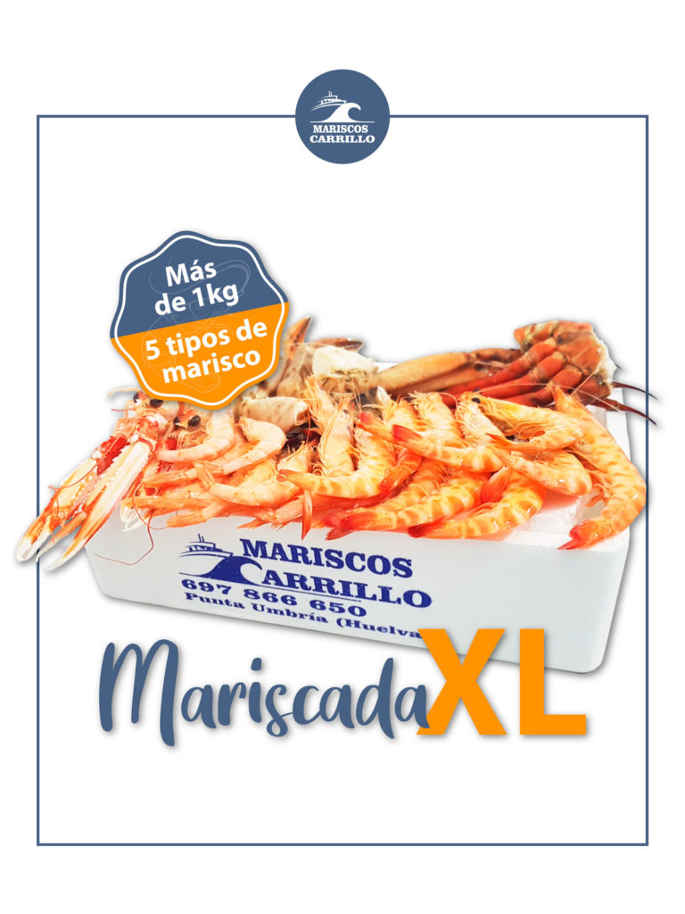 Mariscos de Huelva a domicilio